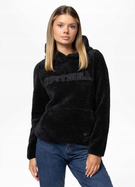 Bluza damska z kapturem Pitbull Aragona czarna XL
