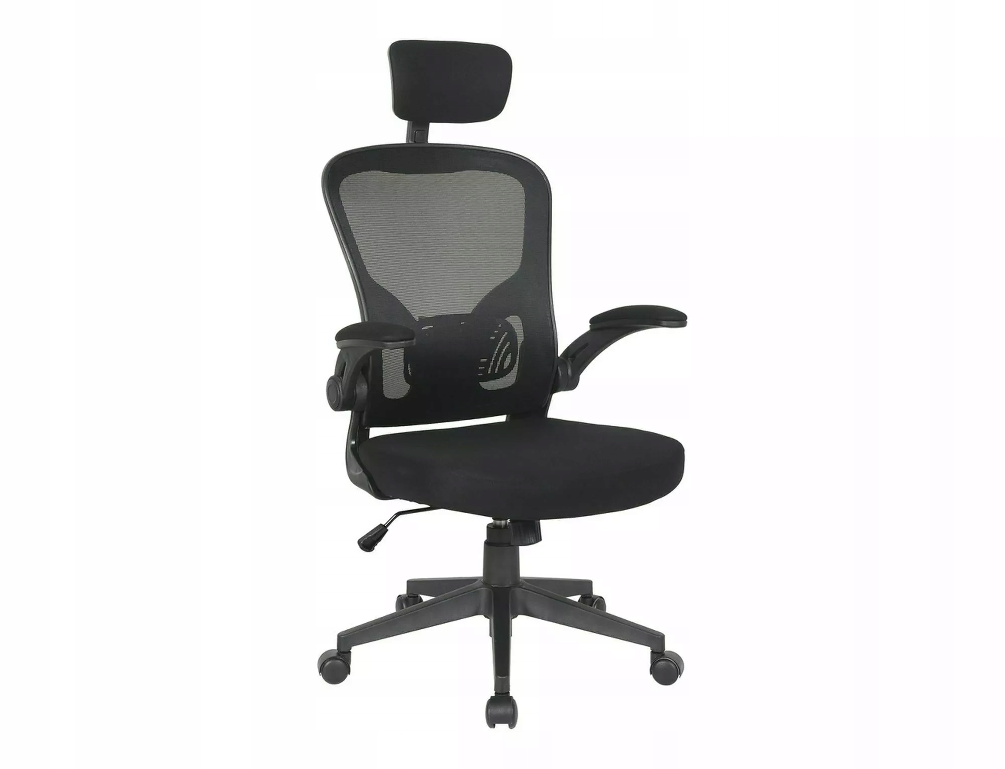 Otočné kreslo kancelárska stolička Q-060 čierna Sig