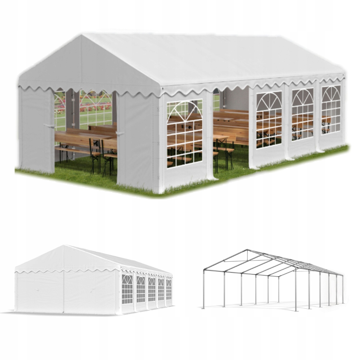 

Namiot Handlowy 5x10m Cateringowy Ogrodowy Home