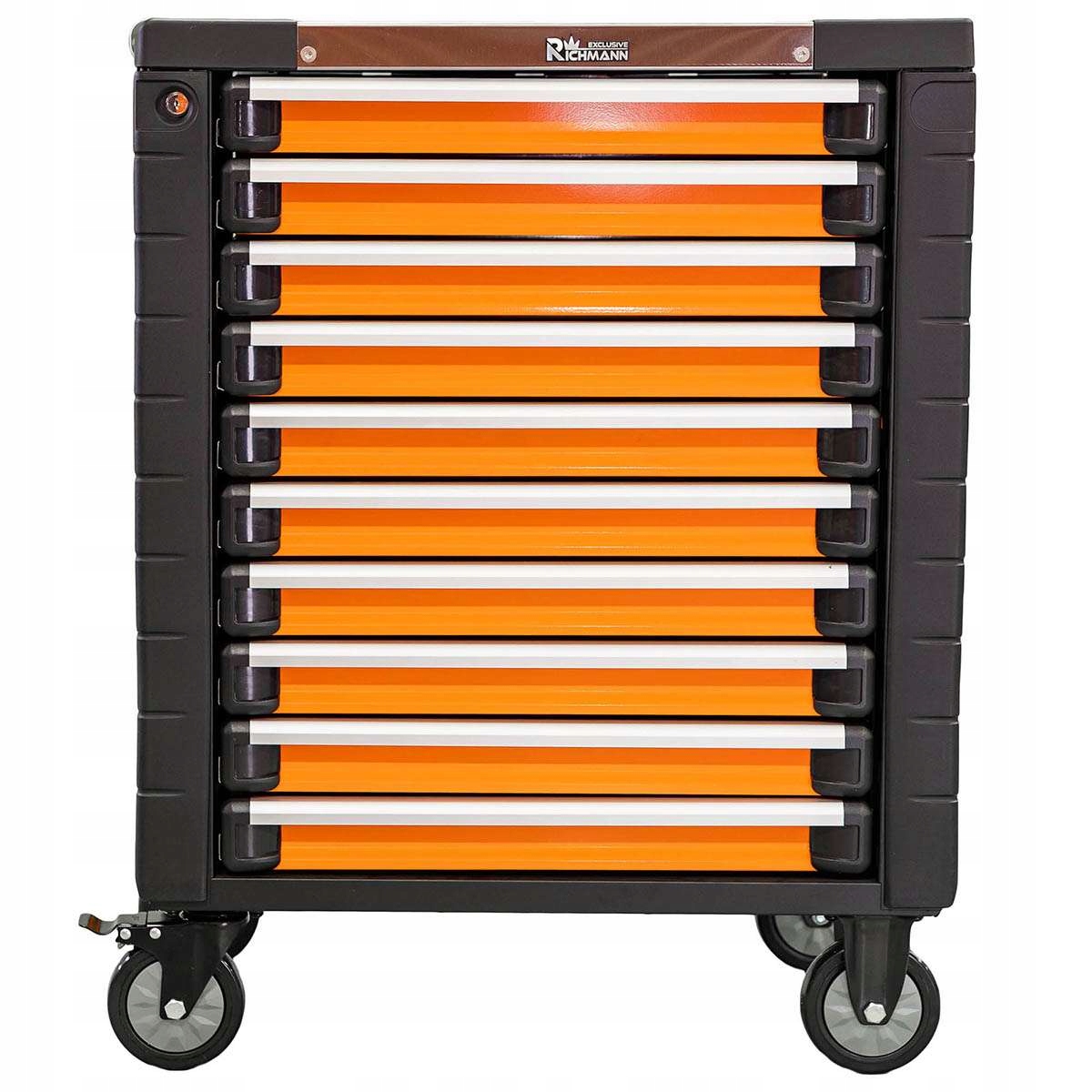 Dílenský vozík s 10 zásuvkami C1275 725x465x927 mm s vybavením, 386 dílů