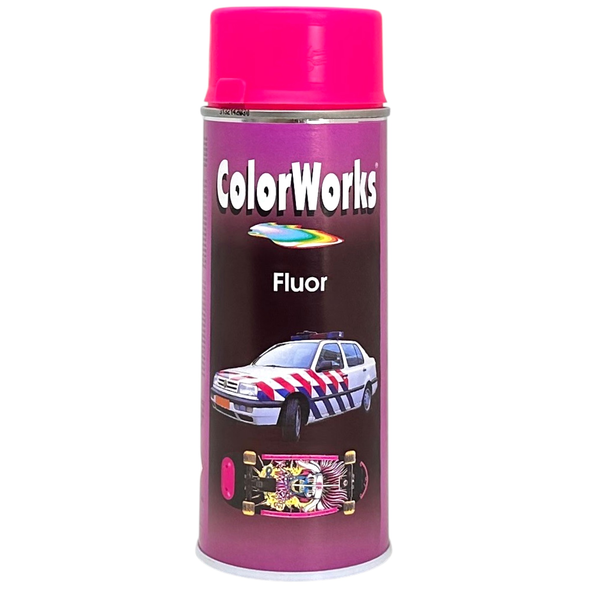 Farba Fluorescencyjna Różowa Neon Lakier Fluo Spray 400ML