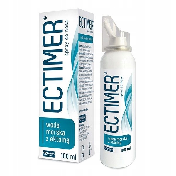 

Ectimer spray do nosa 100ml Woda morska Ektoina