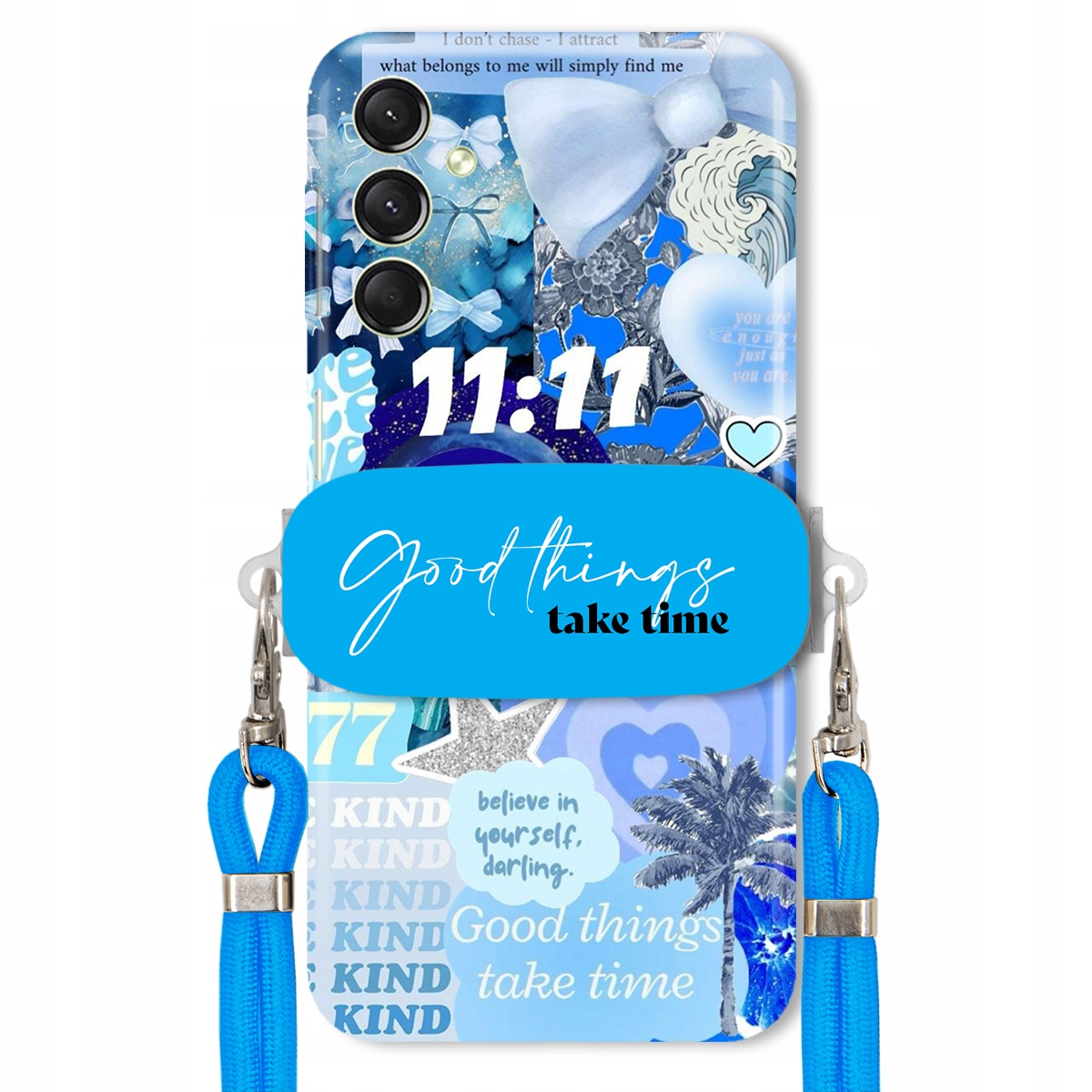 Puzdro pre Samsung A24 4G Držiak Crossbody vodítko Good Things Sea Lata