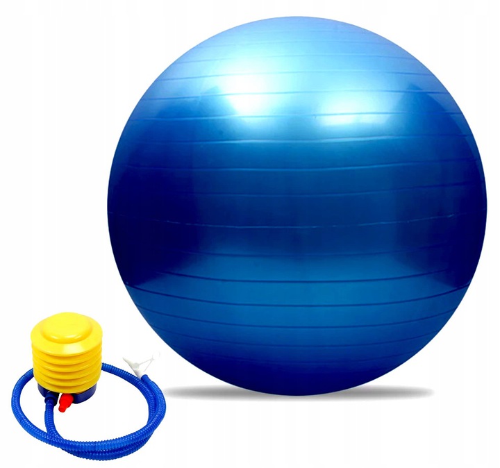 Piłka klasyczna do ćwiczeń fitnes 75 cm czerwona Model 14172_N