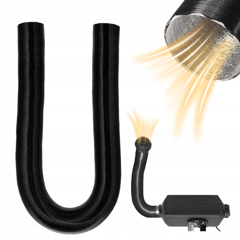 RURA WYDECHOWA 200CM 75MM ZE STALI NIERDZEWNEJ DO NAGRZEWNICY POSTOJOWEJ