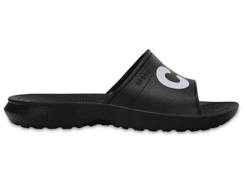 Crocs Nazouváky Classic Graphic Slide velikost 36,5 černé matné