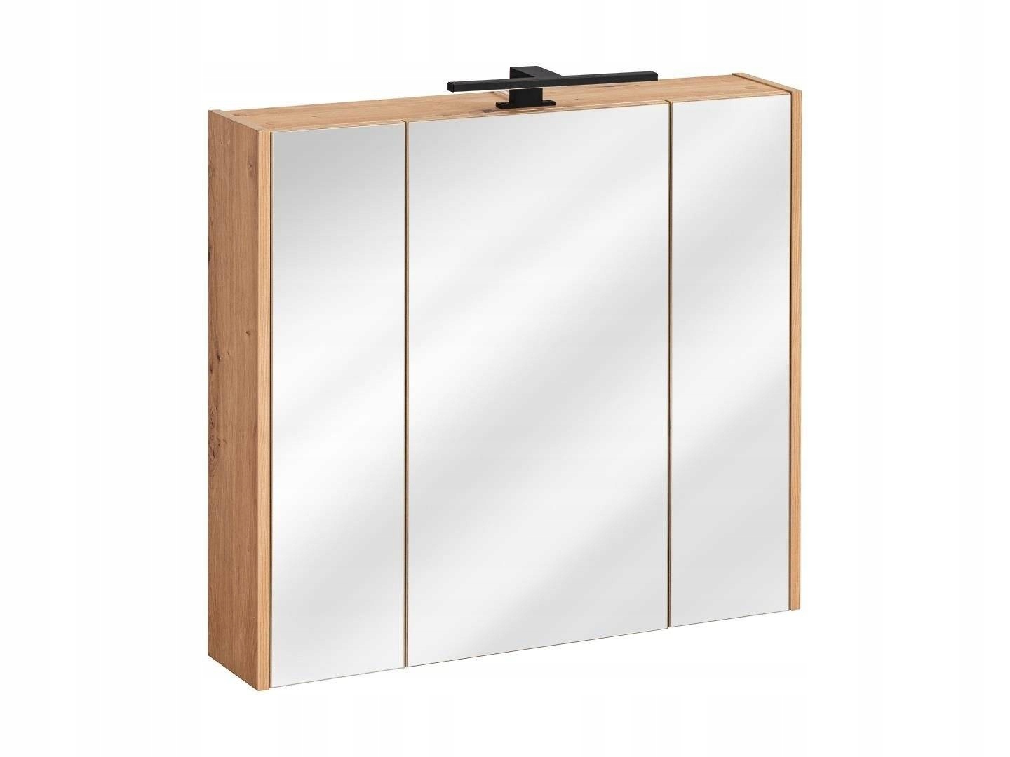 ZESTAW MEBLI ŁAZIENKOWYCH MADERA 80 CM DĄB ARTISAN Wykończenie inne