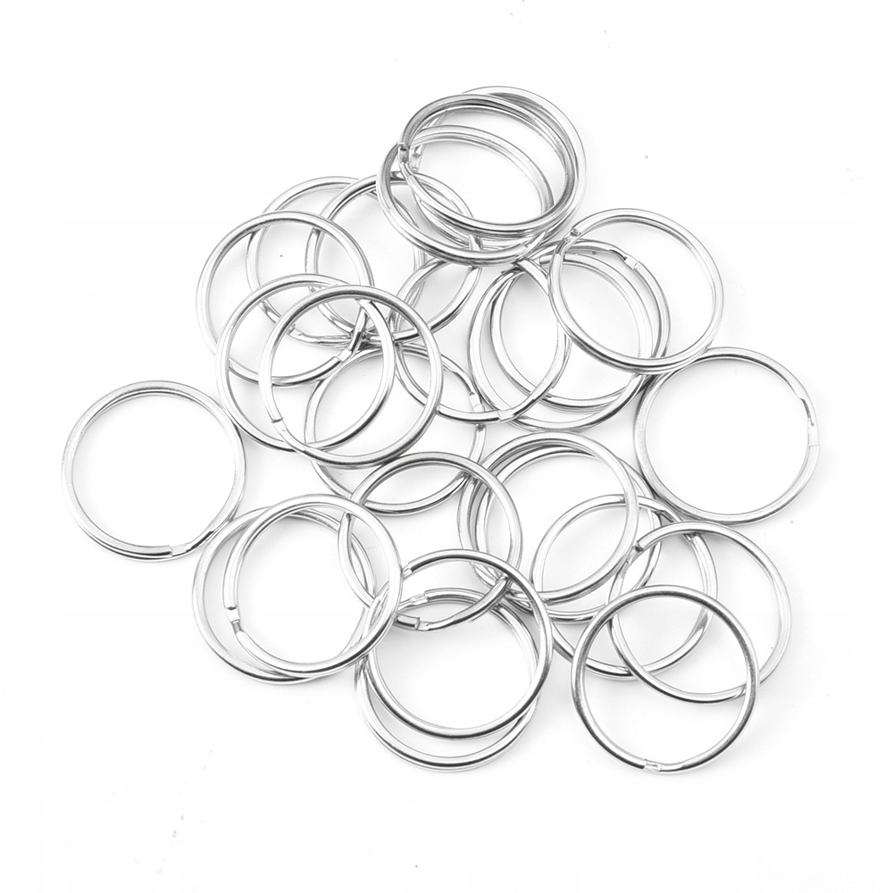 KÓŁKO DO KLUCZY KÓŁKA BRELOK KLUCZE 25 MM 100 SZT Model Kółko Do Kluczy 25 MM