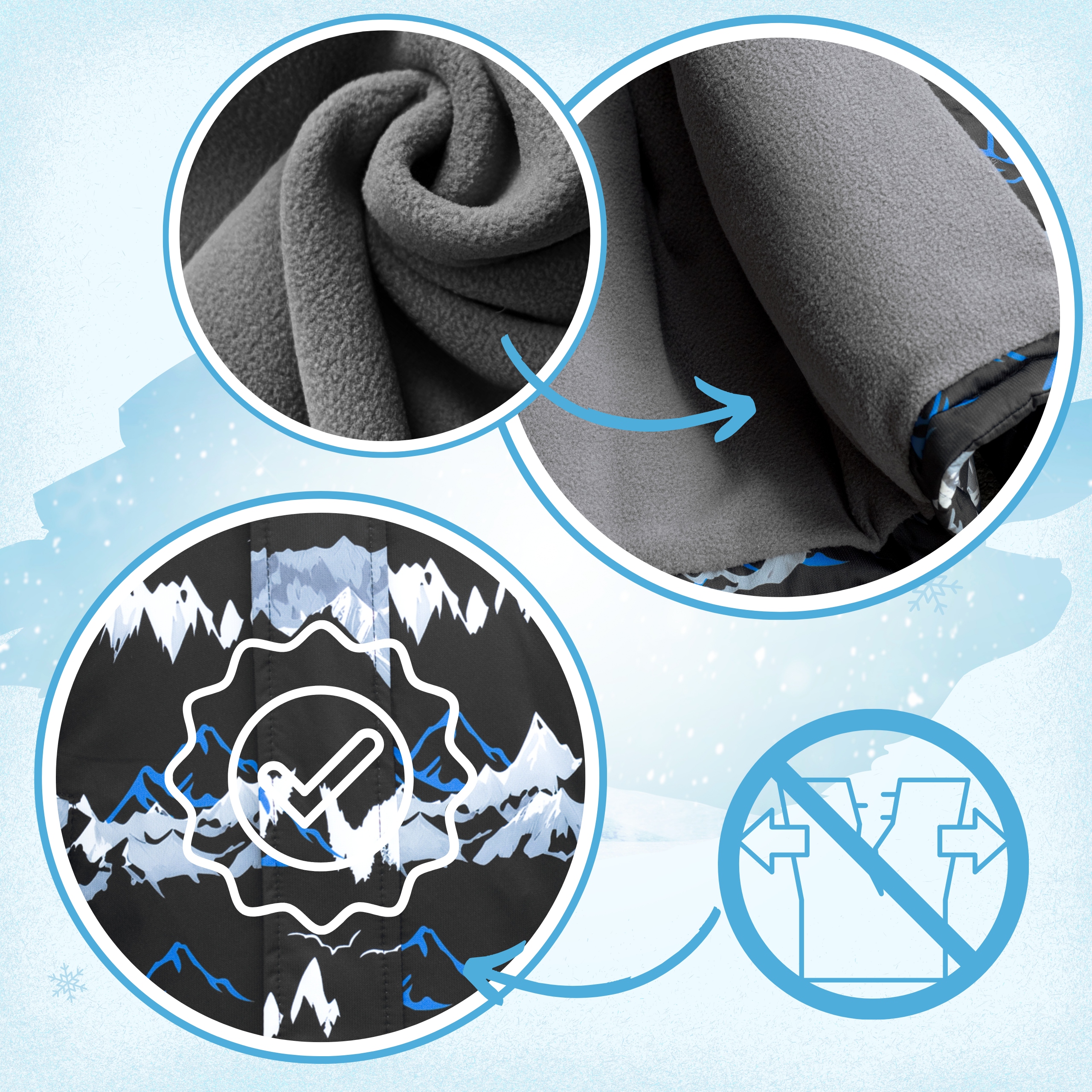 SLIDINĖJIMO KOSTIUMAS Žiemos komplektas 146 Vaikiškas vandeniui atsparus šiltas vaiko amžius 11 metų ir daugiau