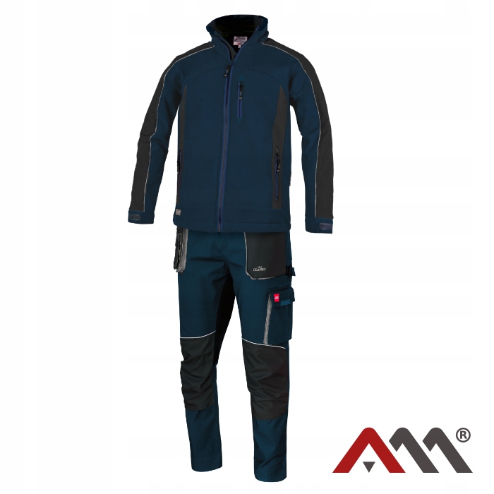 Kurtka ART.MAS Softshell Classwork blue rozmiar 3XL