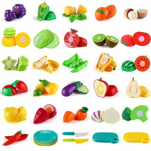 OWOCE WARZYWA DO KROJENIA ZABAWKOWE JEDZENIE RZEP Waga produktu z opakowaniem jednostkowym 0.11 kg