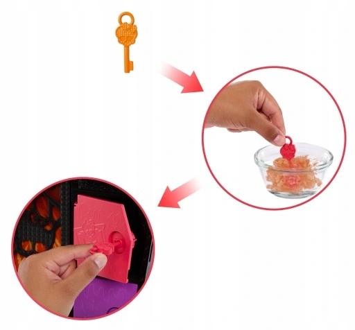 MONSTER HIGH STRASZYSEKRETY TORALEI STRIPE S3 NEONOWA ZABAWKA PREZENT Model Toralei Stripe