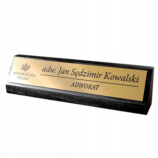 Tabliczka na biurko - grawer - NA PREZENT ETUI Marka PRDevices