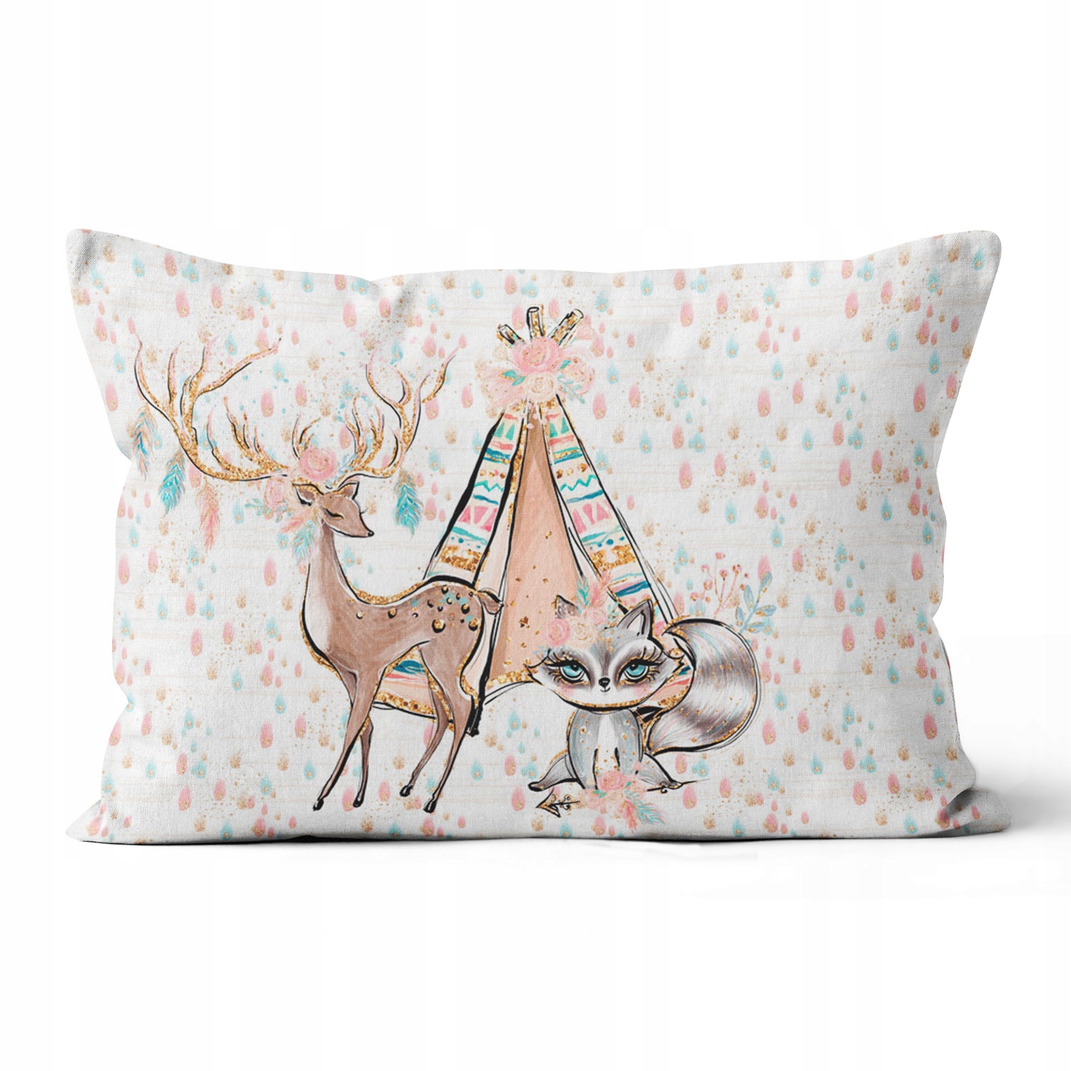 Panel szeroki L: Boho Girl Tipi