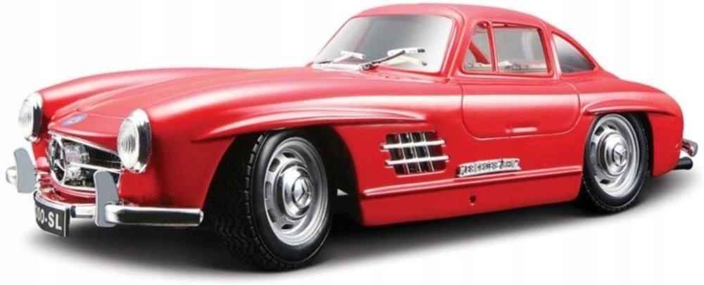 Mercedes Benz 300SL 1954 Červené Bburago