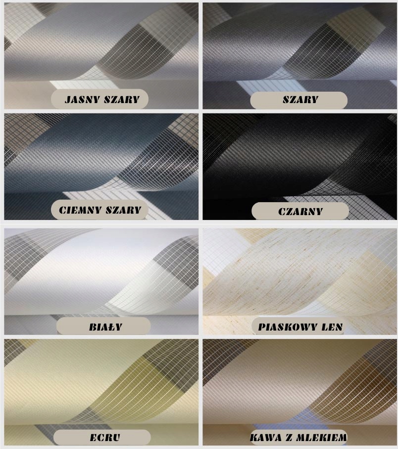 ROLETA ROLETY DZIEN NOC 55X150 NA WYMIAR BEZINWAZYJNE NAPINACZ ŻALUZJE Stan opakowania oryginalne