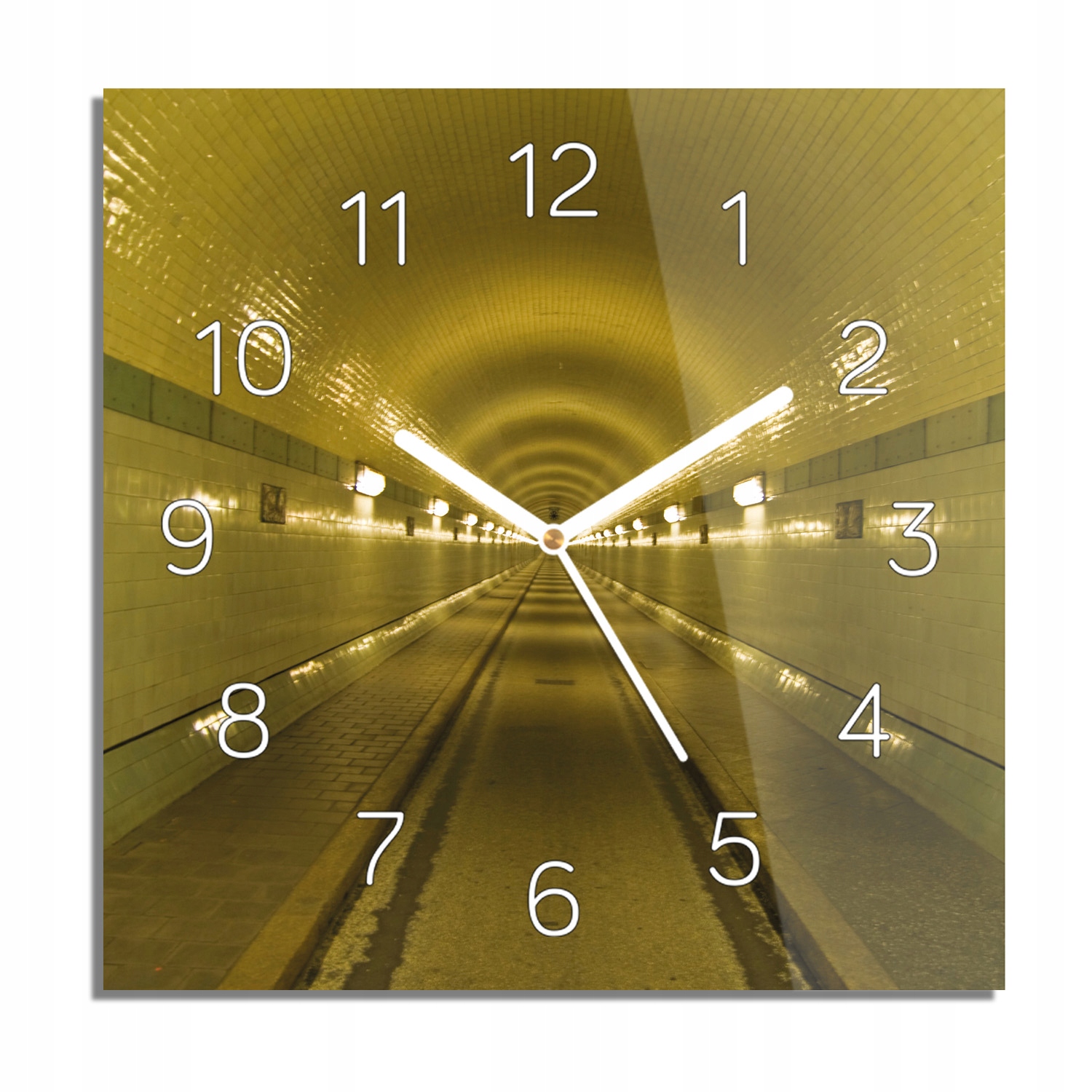 

Stary tunel Hamburg zegar na szkle do biura 30x30