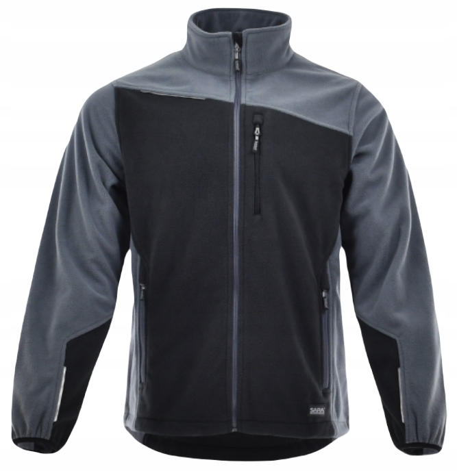 GRUBY POLAR ROBOCZY KURTKA POLAROWA CIEPŁA BLUZA BHP WYSOKA GRAMATURA r.3XL