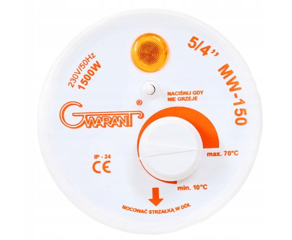 Ohřívač Bojleru 5/4'' Gwarant Fotovoltaika 1500 W