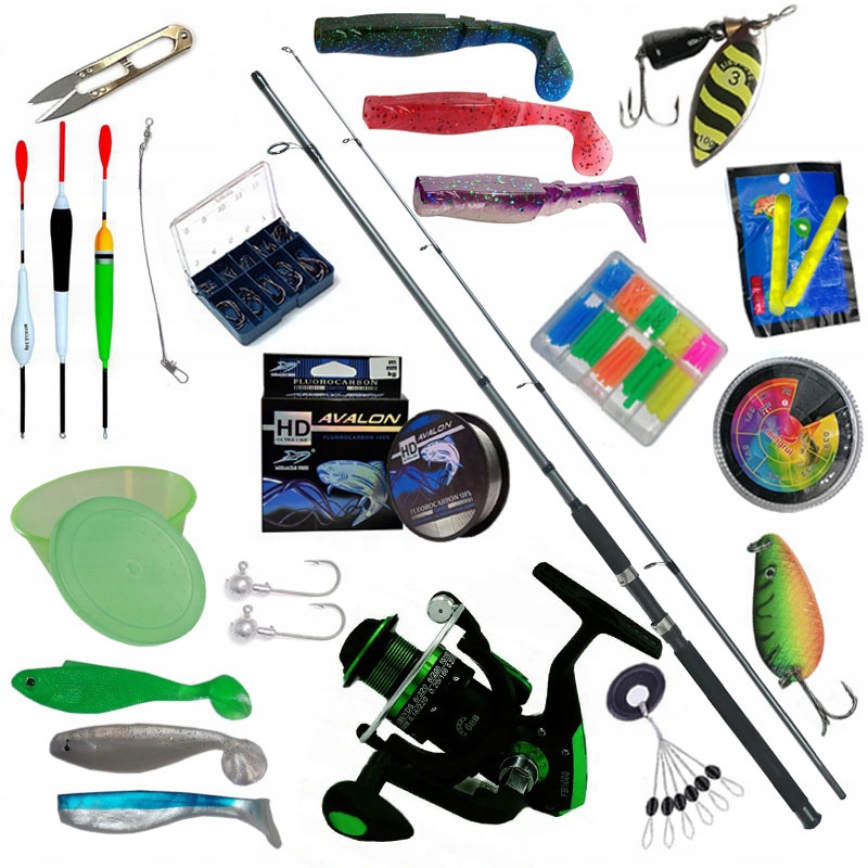 Rybářský set Jaxon Hw Spin 2,4 naviják Fb Spinning Štika Dárek