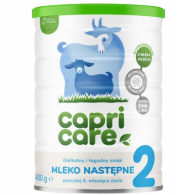 Kozie mlieko Capricare 2 Ďalšie Capri Care 400g
