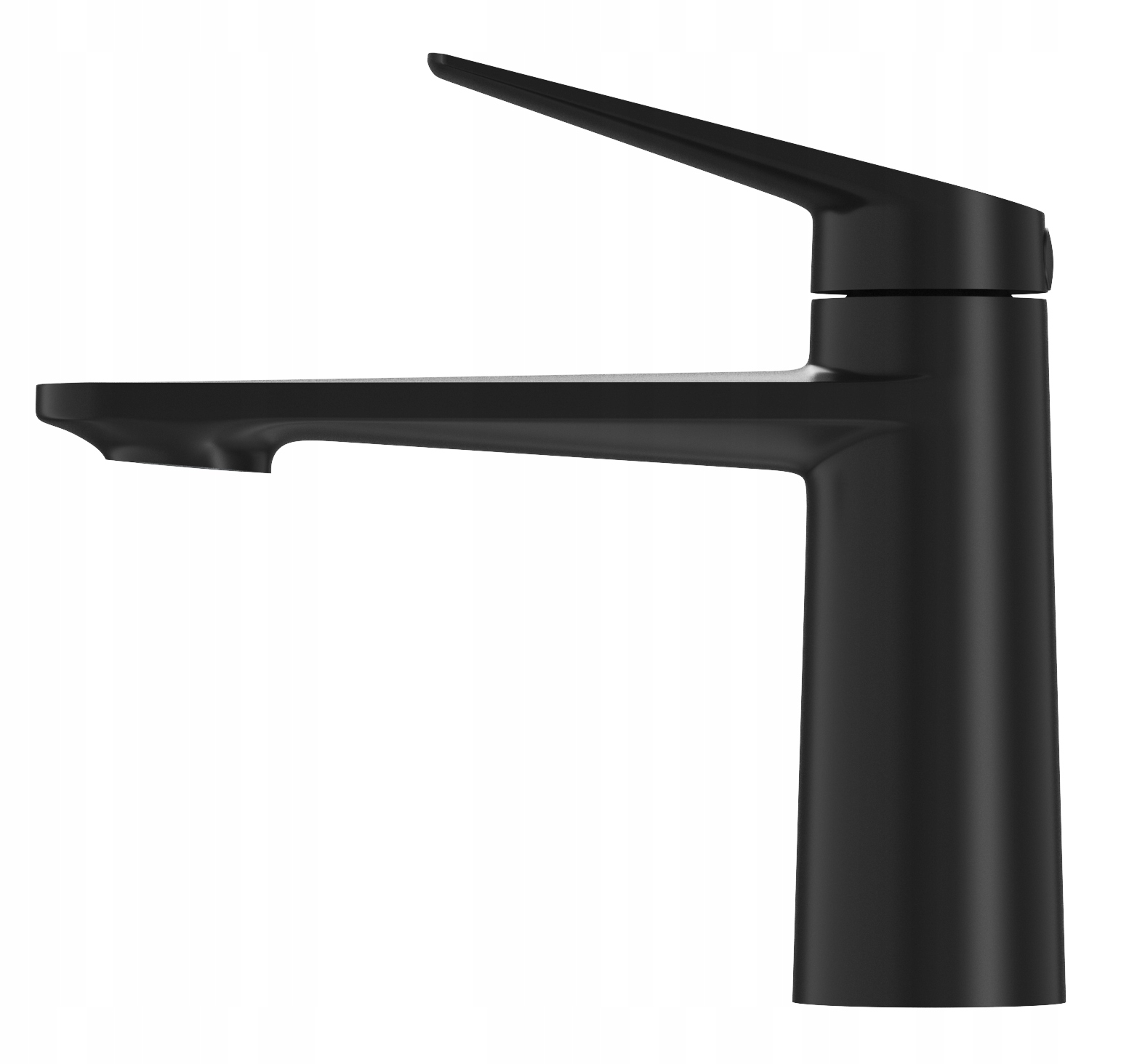 Umyvadlová Baterie Nave Černá Nízká Koupelnová Mosazná Stojící Baterie