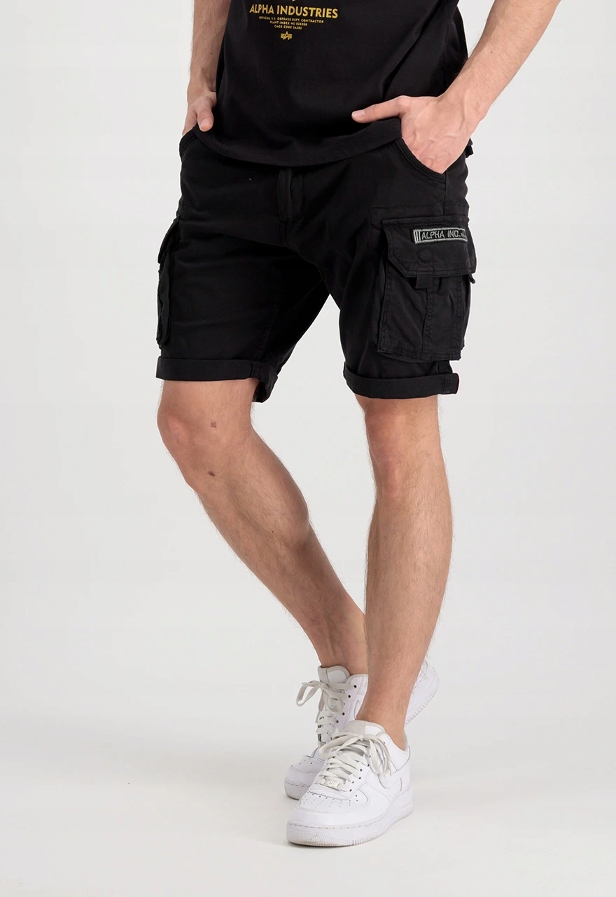 Alpha Industries Šortky Crew Short černé 176203-03 20002286765558