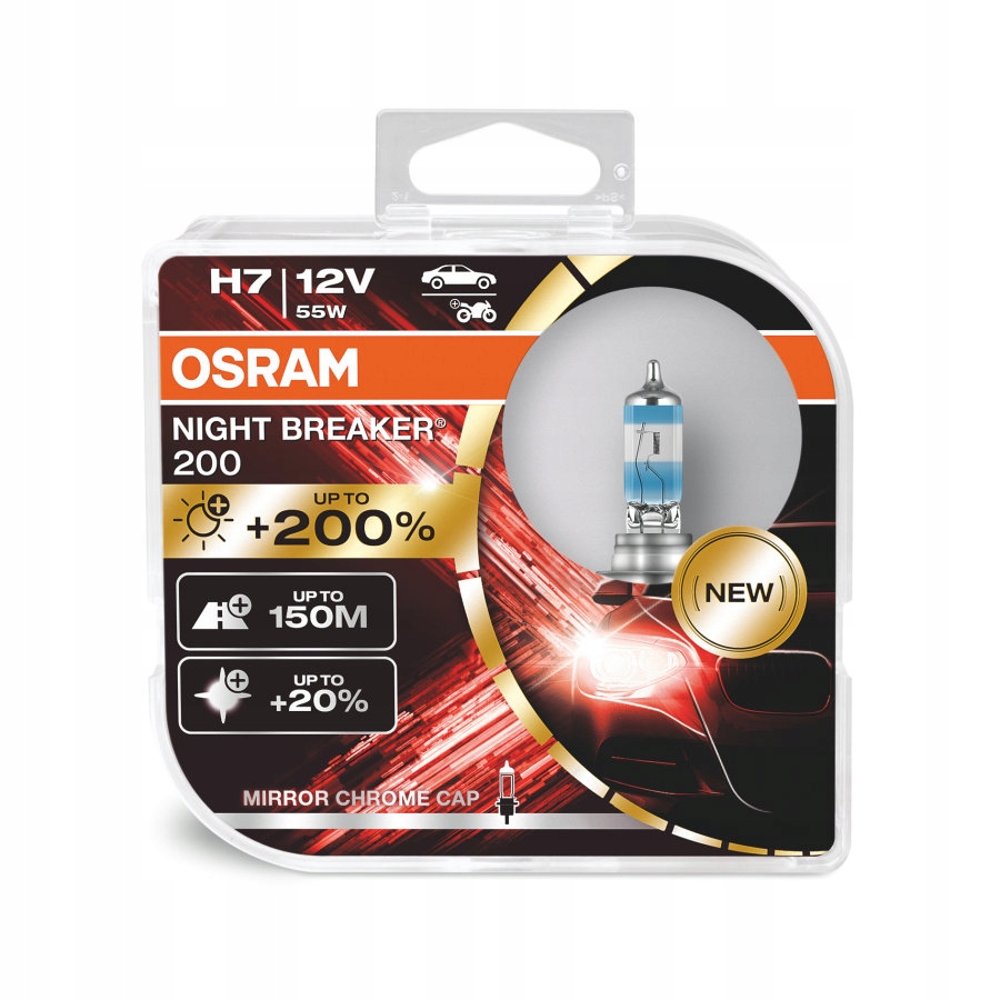 

Osram żarówki H7 Night Breaker Laser +200%