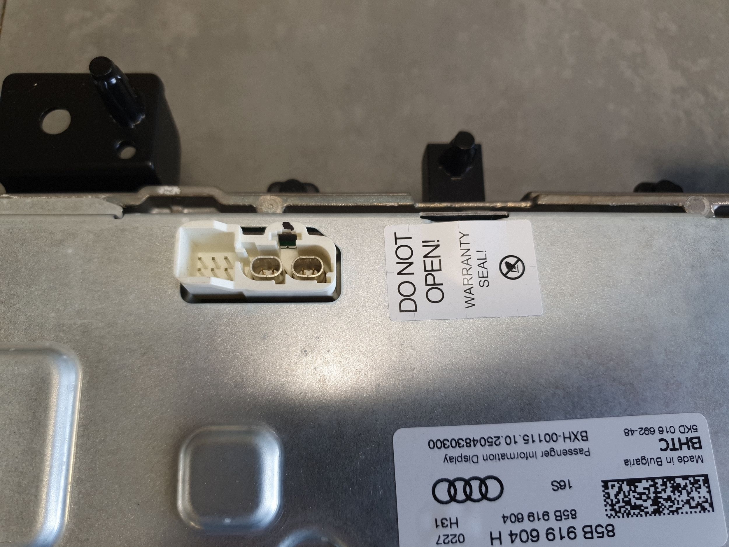 Audi Q6 e-tron bildschirm, 85B919604H