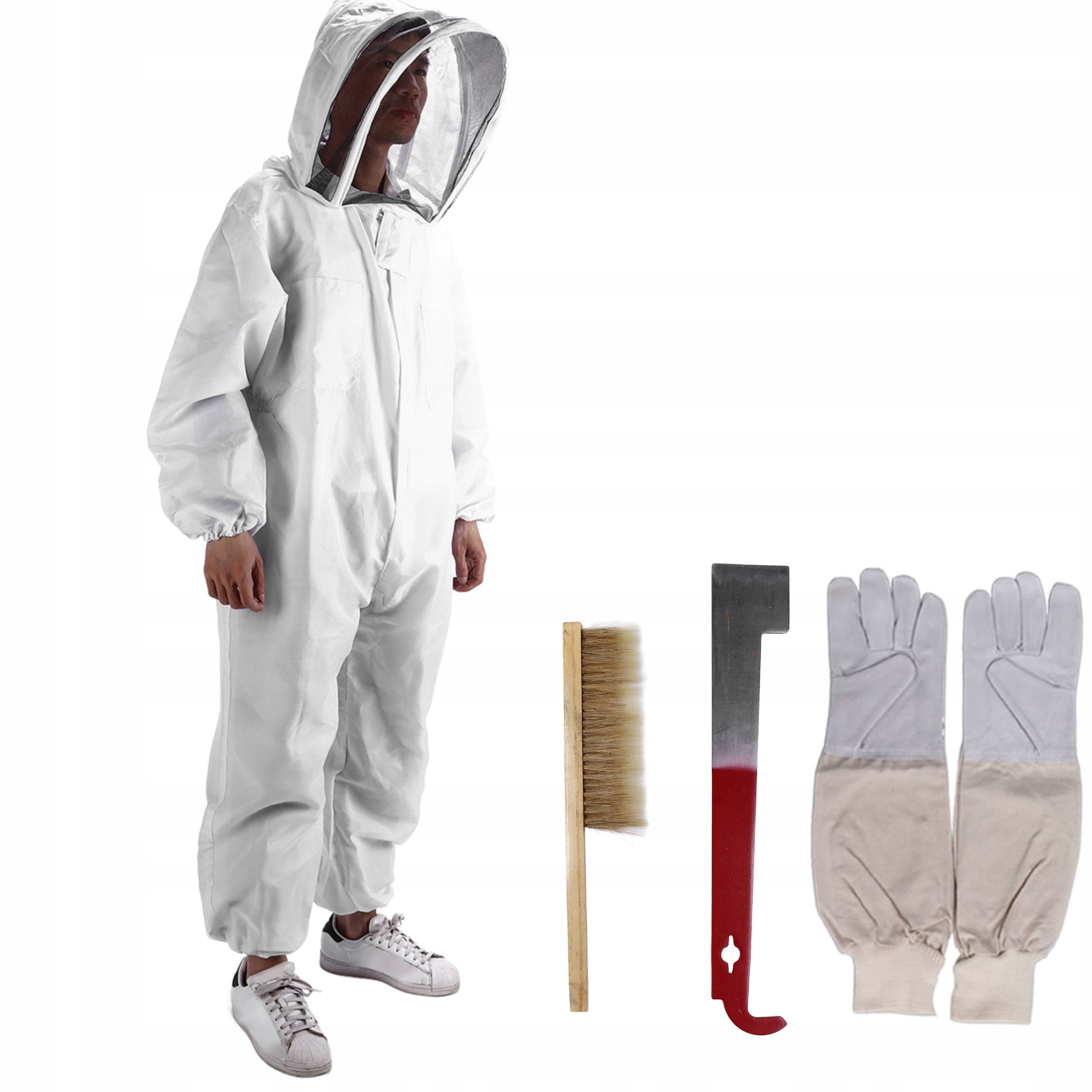 L BLUZA PSZCZELARSKA Z KAPELUSZEM RĘKAWICZKI