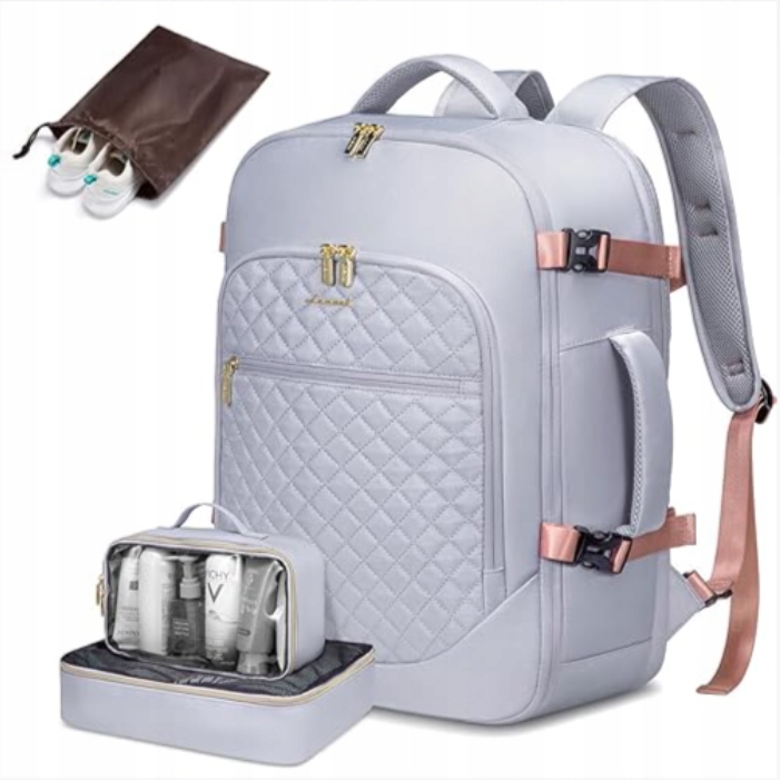 Plecak podróżny Lovevook na laptopa, wodoodporny, do bagażu podręcznego