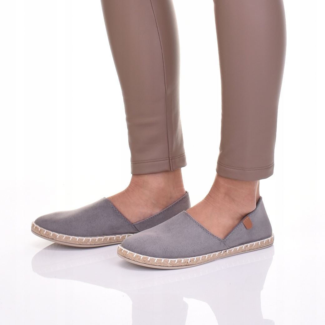 KLASYCZNE BUTY LETNIE ESPADRYLE DAMSKIE ZAMSZOWE WSUWANE NA SŁOMCE Płeć kobieta