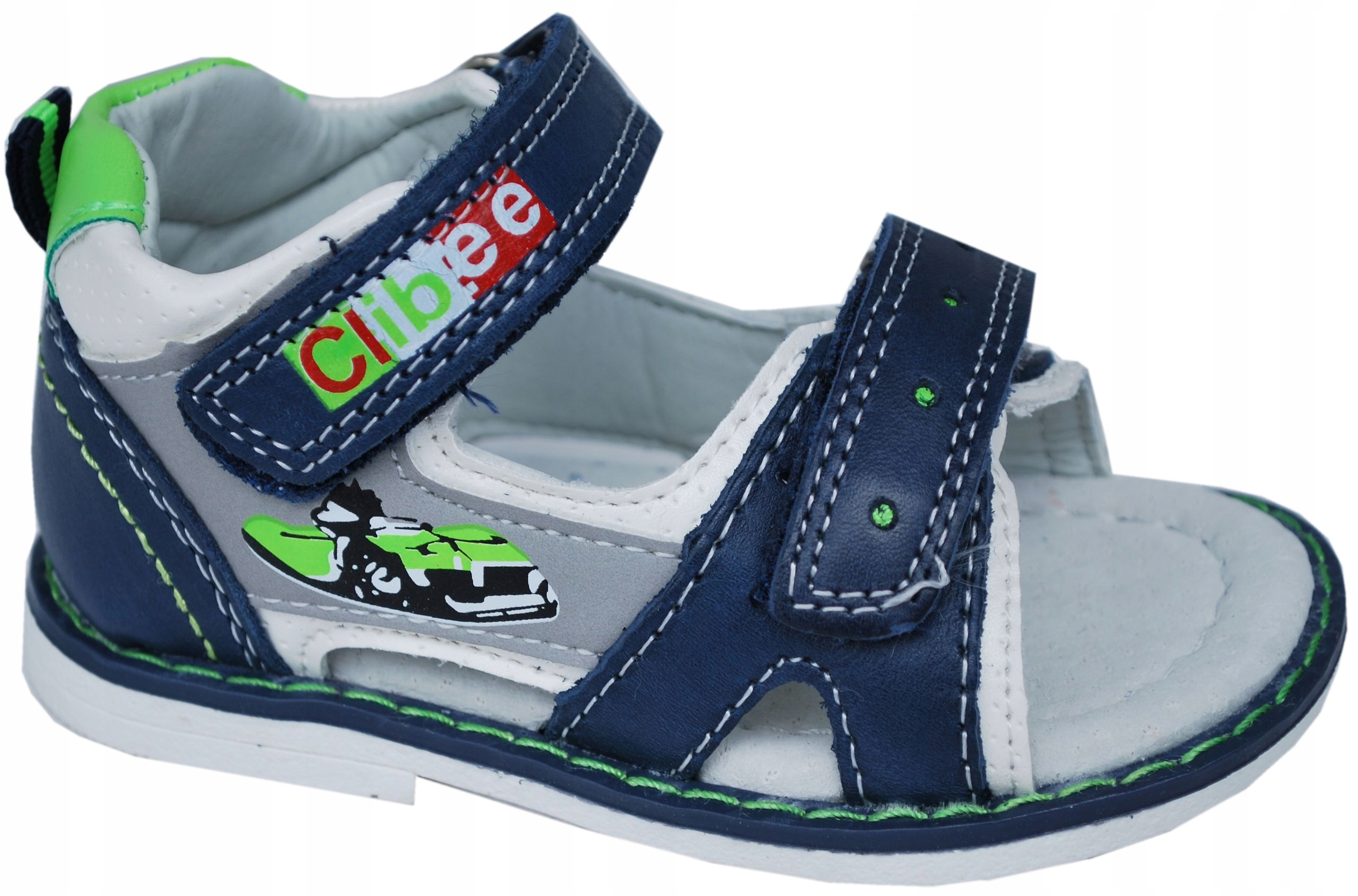 

Sandałki 100% skóra obcas Thomasa r 22 13,9cm