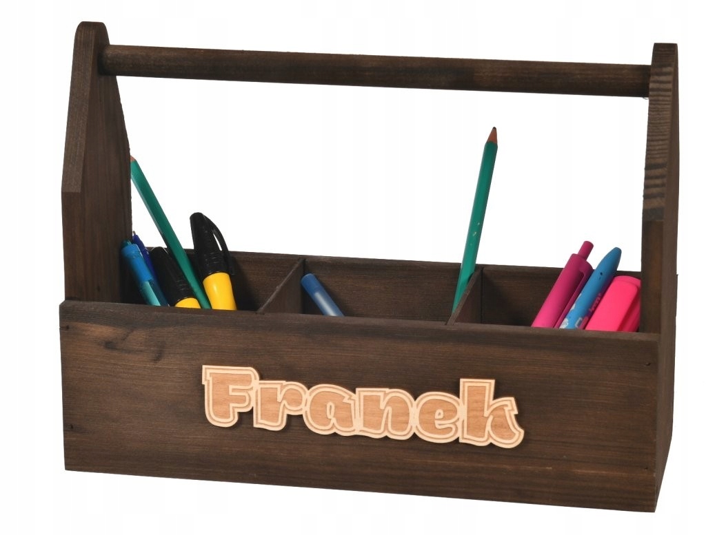 

Organizer Na Kredki Na Biurko Z Imieniem