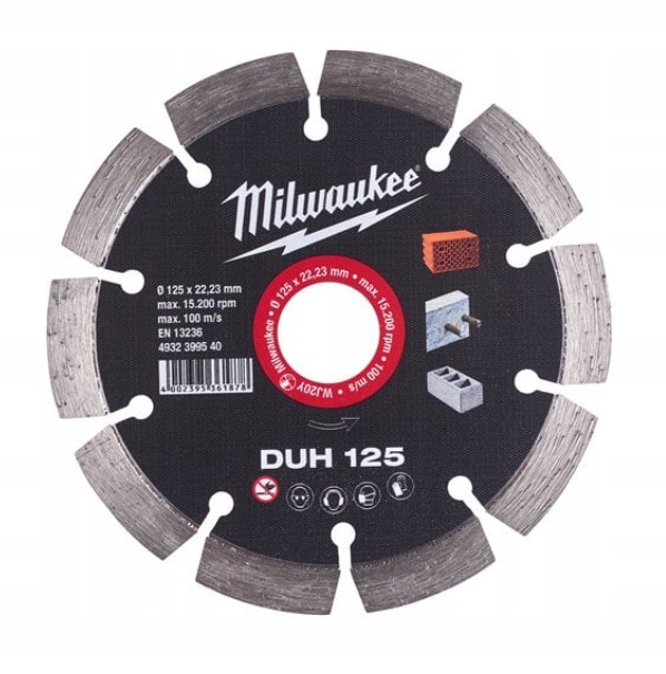 

Milwaukee tarcza diamentowa Duh 125 x 22