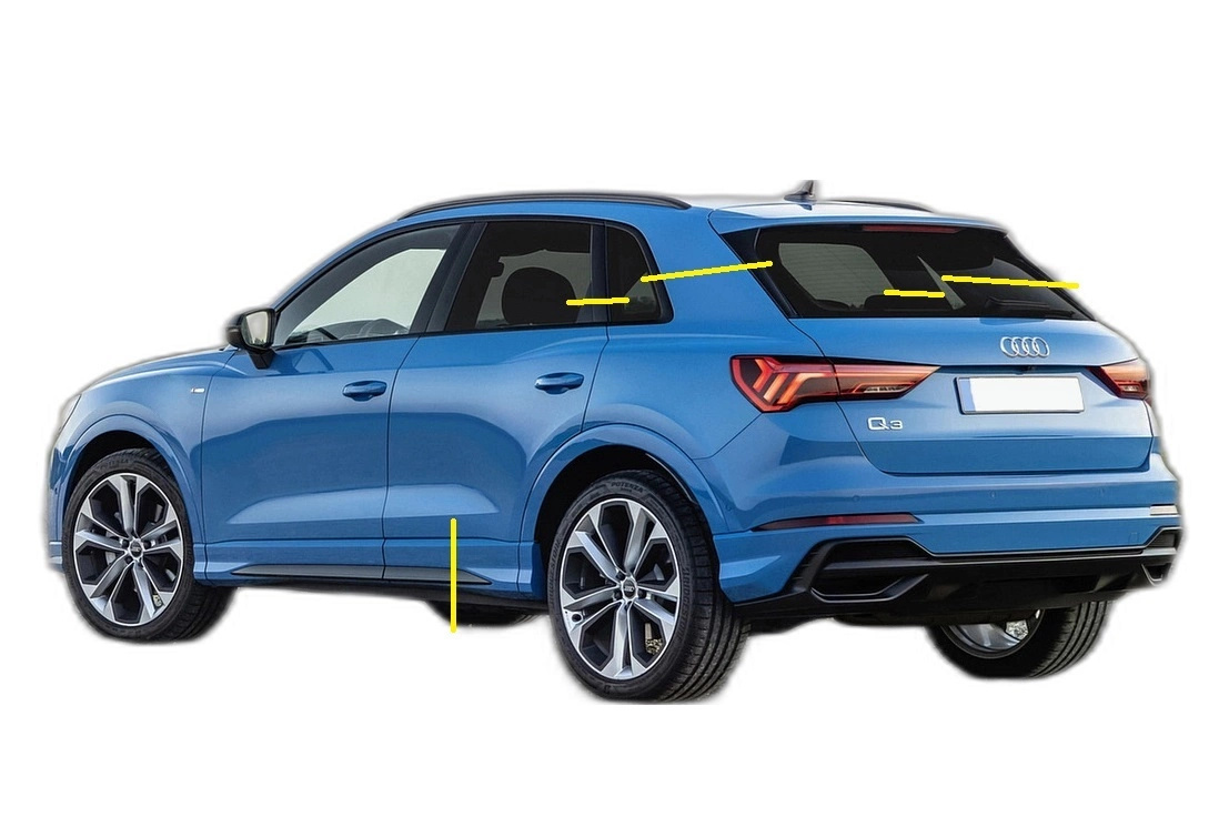 AUDI Q3 83A3f SPORTBACK ЧЕТВЕРТЬ ЗАДНЯЯ ЗАД. ВАННА ЗАД ПЕРЕДНЯЯ ПАНЕЛЬ ЗАДНИЙ