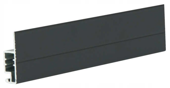 Profil moskitiery CLICKY próbka 10cm ANTYRACYT