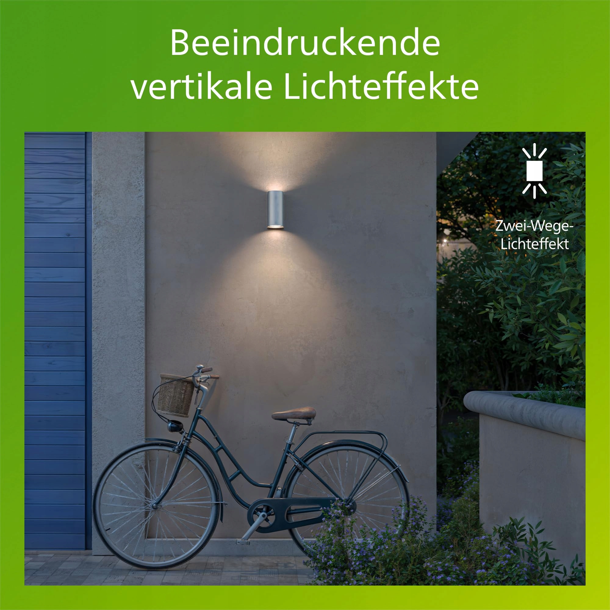 PHILIPS Nightingale Lampa Ścienna Zewnętrzna Ogrodowa Stal 2x35W — miniatura 6