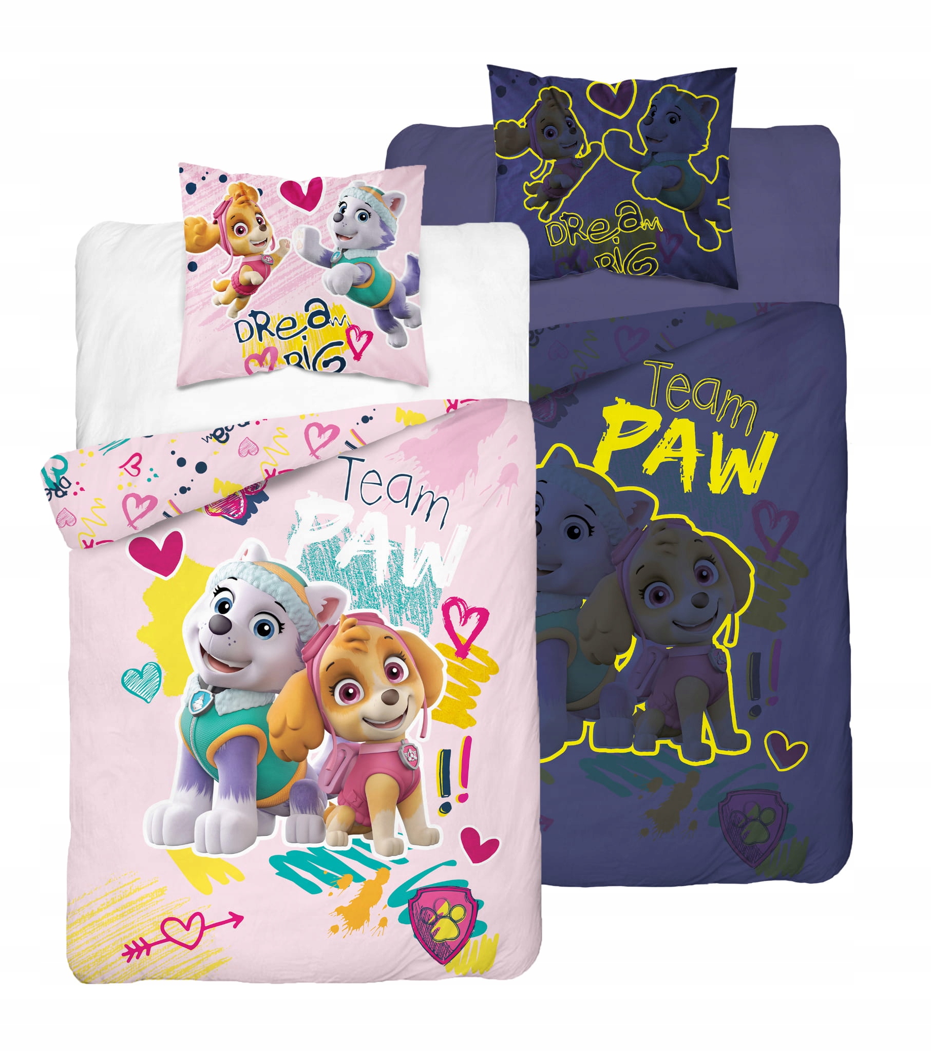 

Komplet pościeli 160x200 Psi Patrol świeci bawełna