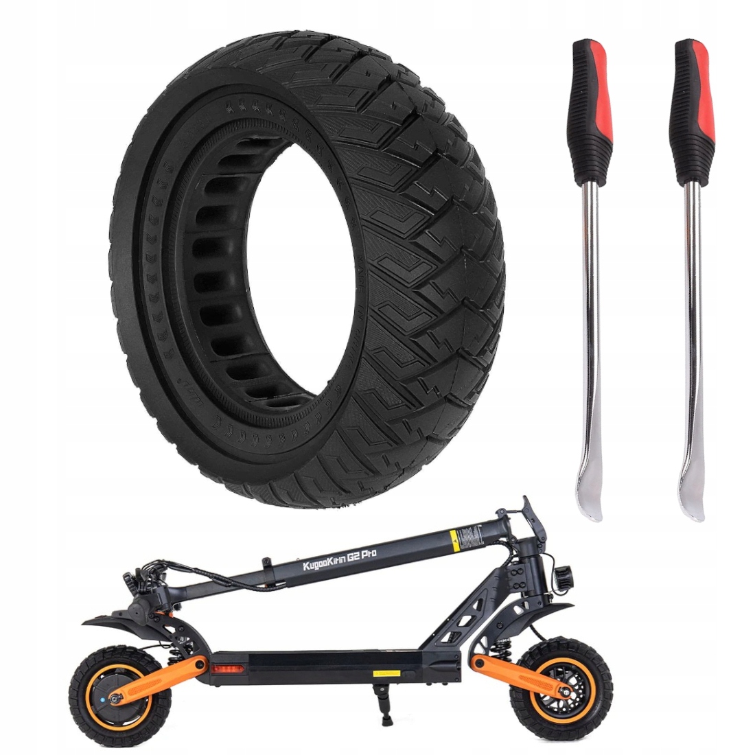 Set Pneumatika 8.5x3 2x lžíce na koloběžku KuKirin G2 Pro 2022