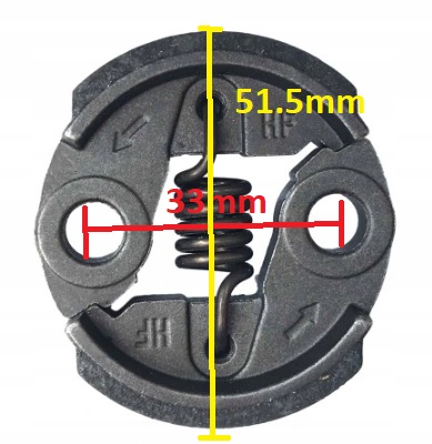 SPRZĘGŁO DO MAŁEJ KOSY SPALINOWEJ NAC Typ sprzęgło