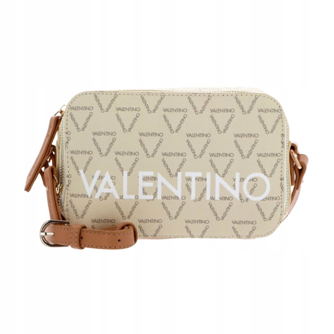 Valentino Malá krémová taška Liuto Camera Bag