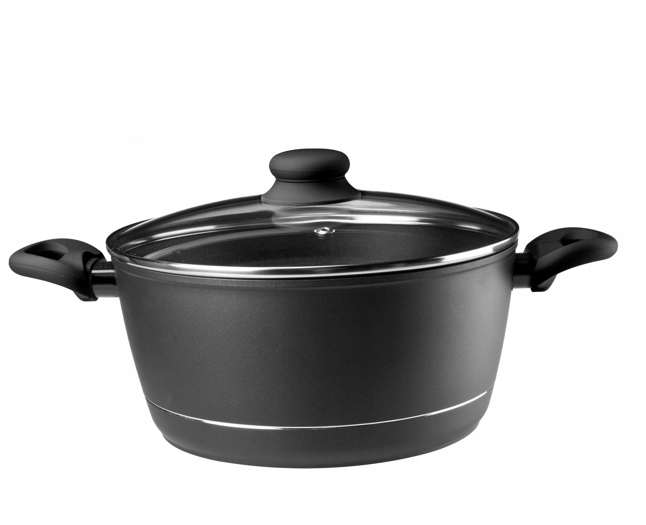 ZESTAW GARNKÓW garnek 1,7/2,5/4,5 L ROYAL GALICJA Kolor czarny