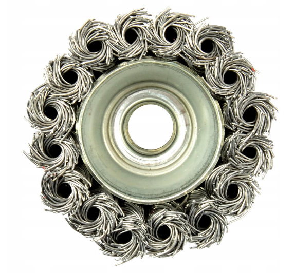 SZCZOTKA DRUCIANA 65 mm M14 DRUT STALOWY SKRĘCANY Waga produktu z opakowaniem jednostkowym 0.4 kg