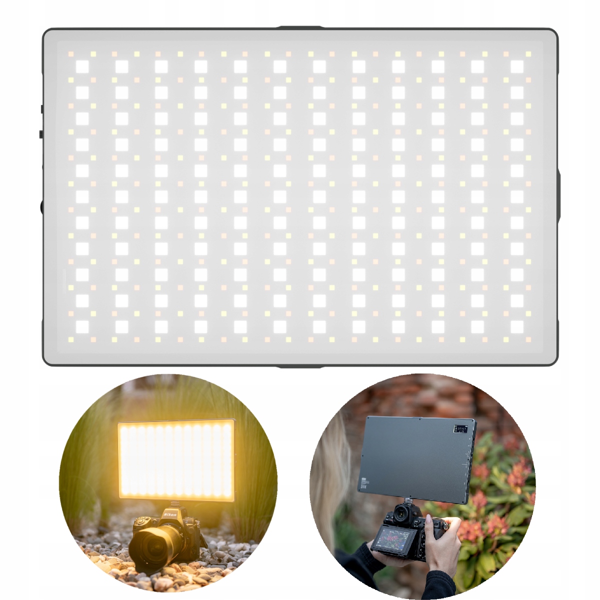 Lampa Led Fotograficzna Rgb-w 2500-9900K Newell Rangha Max XL