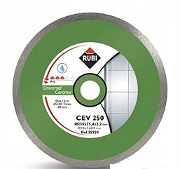

Rubi Cev 250 Superpro Tarcza Diam Do Gres Glazura