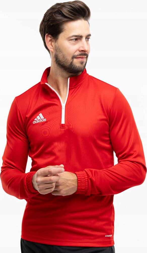 Pánská Mikina Adidas Entrada 22 Training Top Červená H57556 r XL