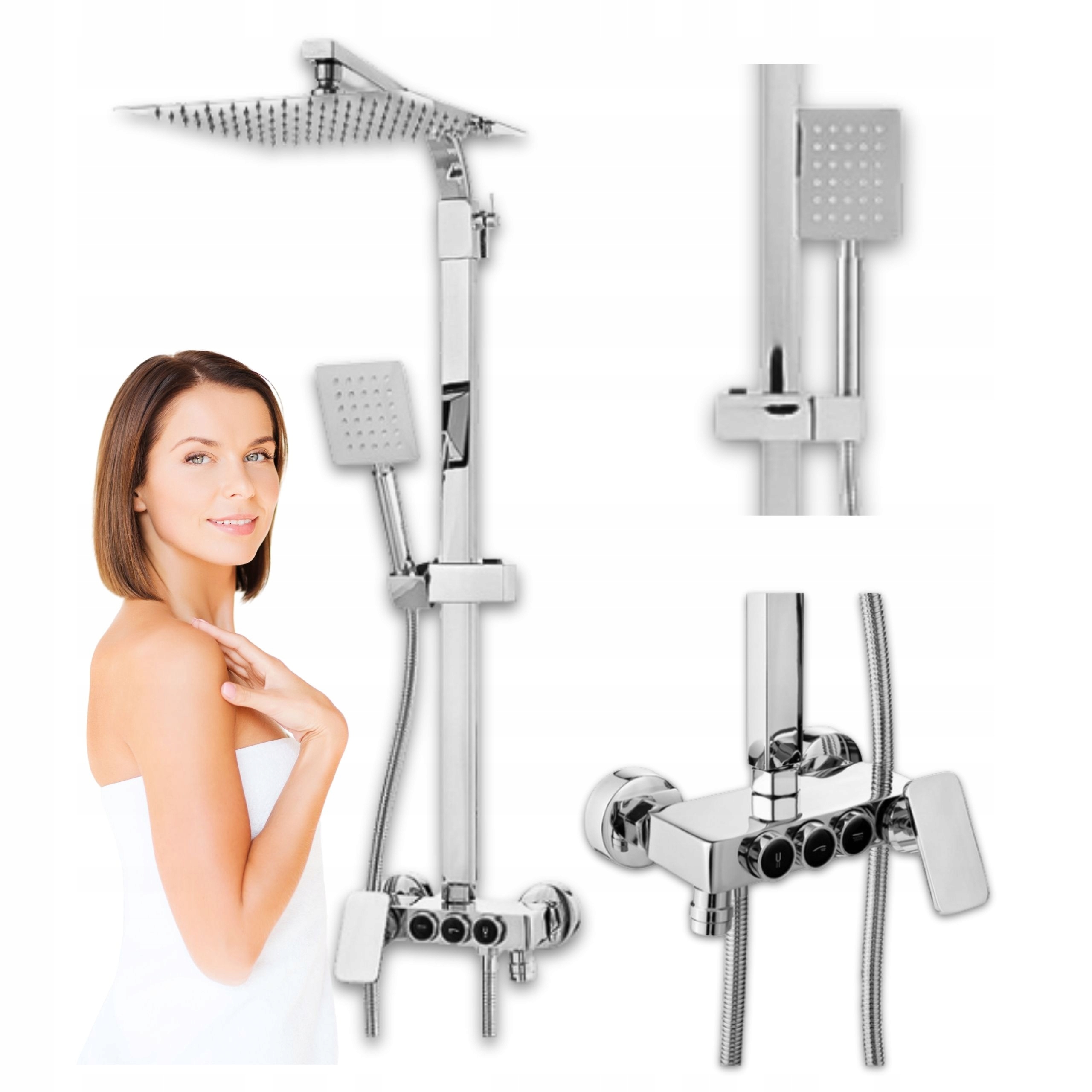 Sprchový Set Na Omítku Bianca Chrom