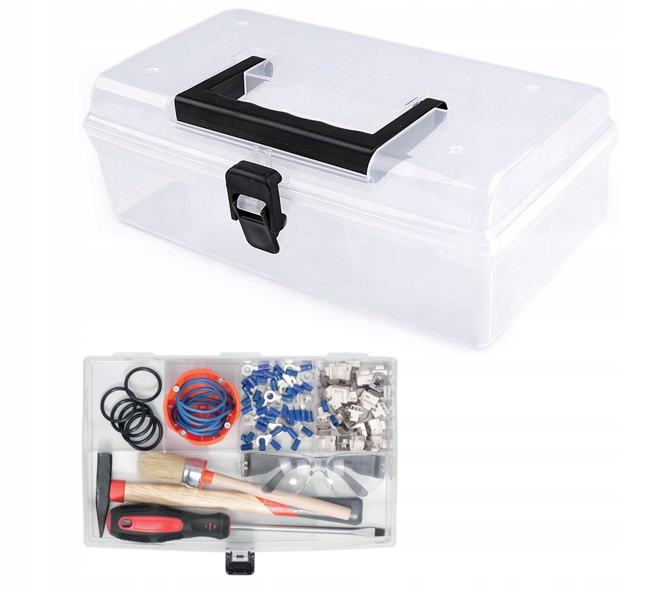 

Kuferek Pojemnik organizer przegródki 295x195x85mm
