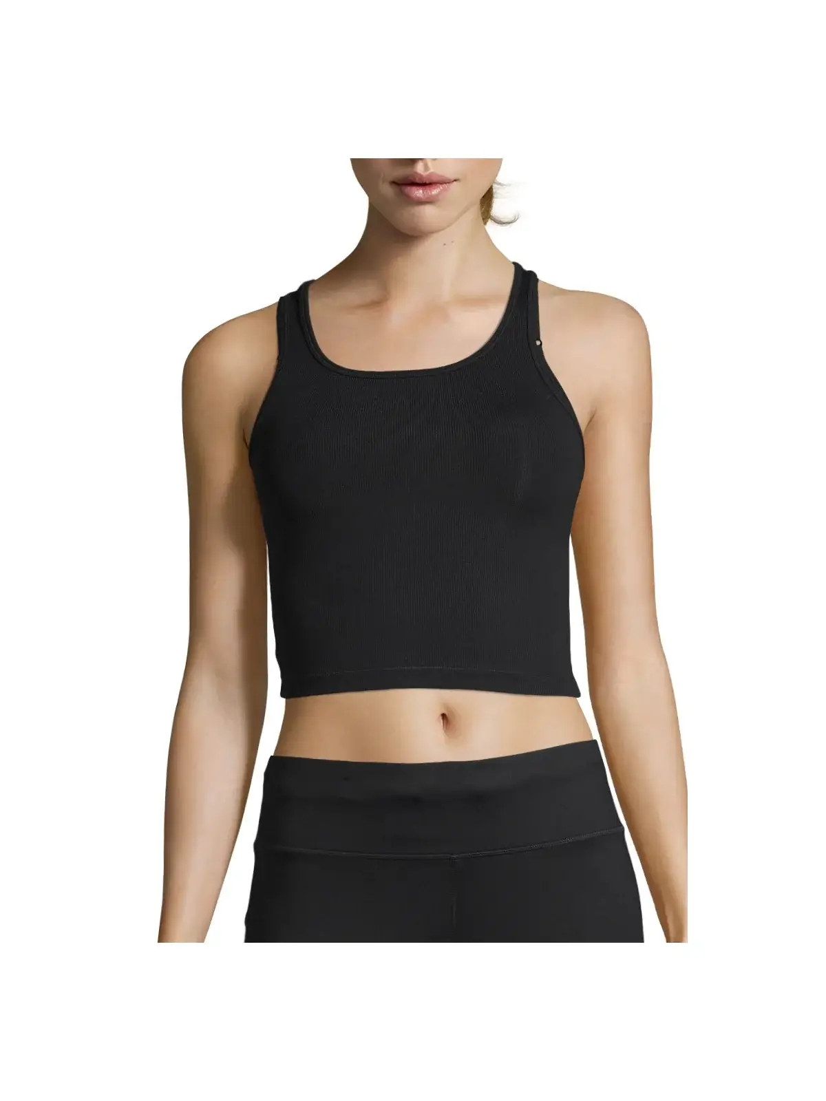 Dámské sportovní tričko Casall Crop Rib Racerback 42 jóga fitness posilovna